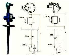 WRR2-440MQ耐磨切断热电偶,耐磨切断热电偶保护管材质 - 仪器交易网